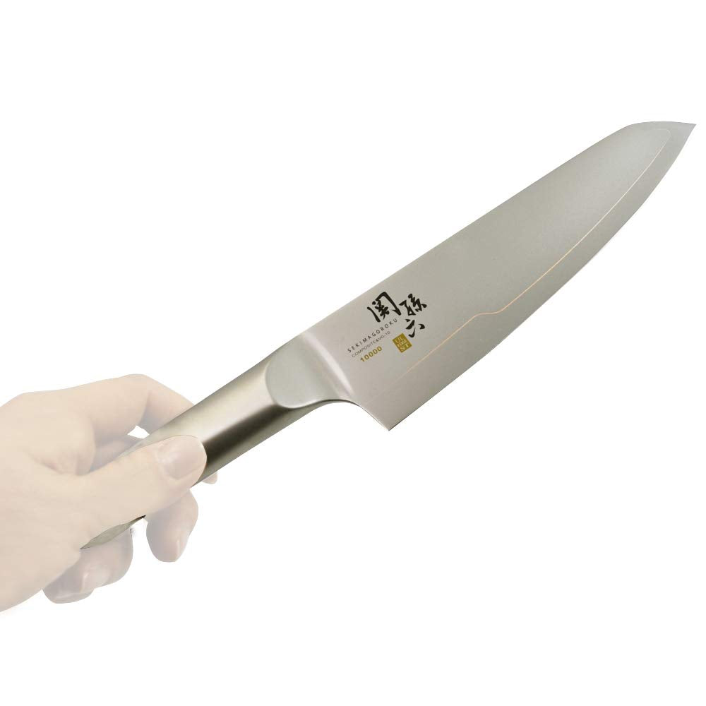 KAI Seki Magoroku 10000ST All-Stainless Santoku Knife 165 mm