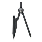 Sonic Super Compass Knock 503, Mechanical Pencil Compass for 0.5 mm Lead with Centre Mechanism Head and Short Safety Needle, 136 x 40 x 18 mm, Black