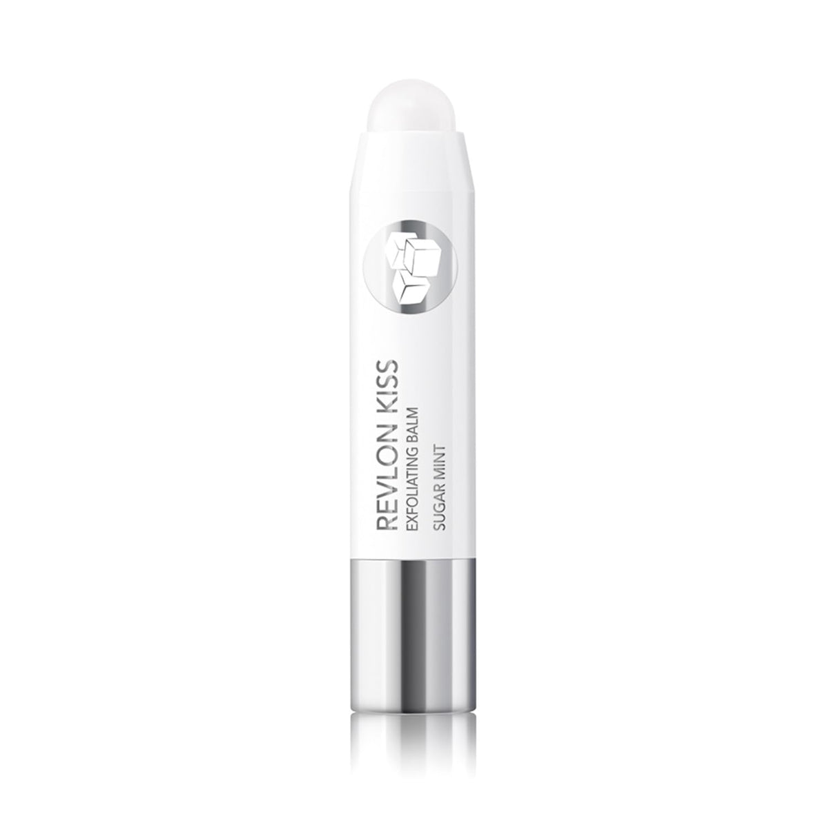 Revlon Kiss Sugar Scrub 111 Sugar Mint, 2.6 g Exfoliating Lip Balm Stick with Pomegranate, Raspberry and Grape Seed Oils, Made in the USA