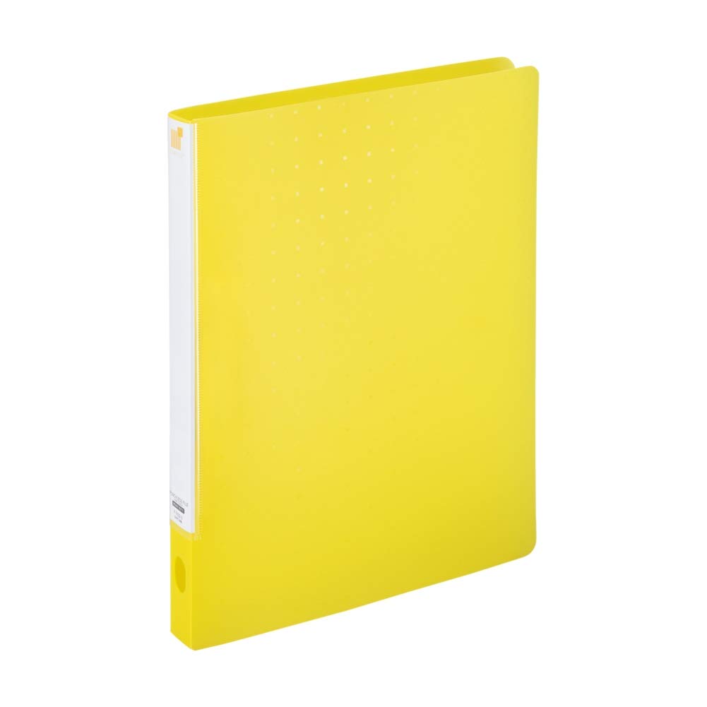 Lihit Lab Punchless File F7032, One-Touch Lever Clamp Binder A4-S for 160 Sheets, PP Cover with Finger Hole, 28 x 245 x 306 mm, 176 g, 7 Colours