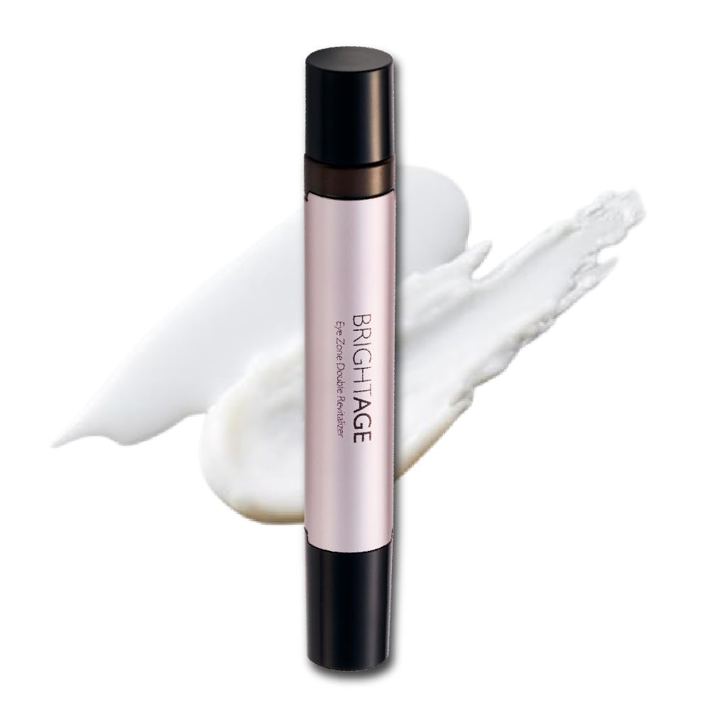 BRIGHT AGE Eye Zone Double Revitalizer, 2-in-1 Roll-On Eye Serum 4.5 mL and Rich Eye Balm 3 g Stick