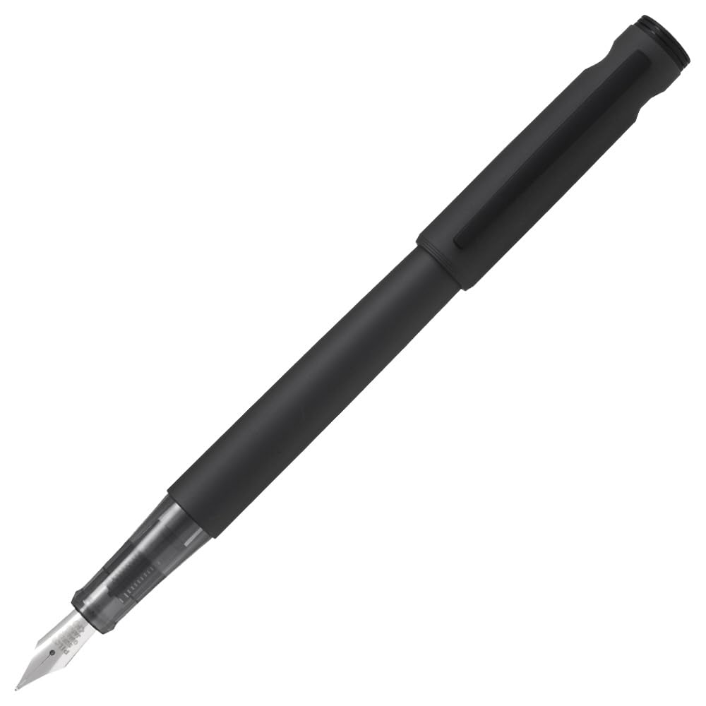 PILOT Lightive Fountain Pen, Fine (F) Nib, Lightweight 12.3 g Cartridge Pen with Black Ink Cartridge, 142 mm, Off-White, Clear, Turquoise, Matte Black, Coral or Navy