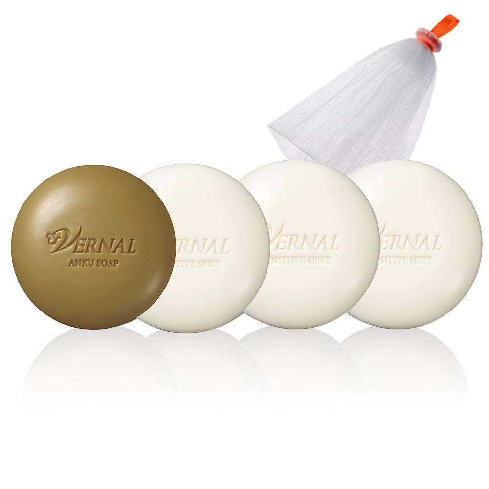Vernal Basic Soap 4‑Pack (Ank 90g×2 & Sensitive Zaif 90g×2) — source image 4