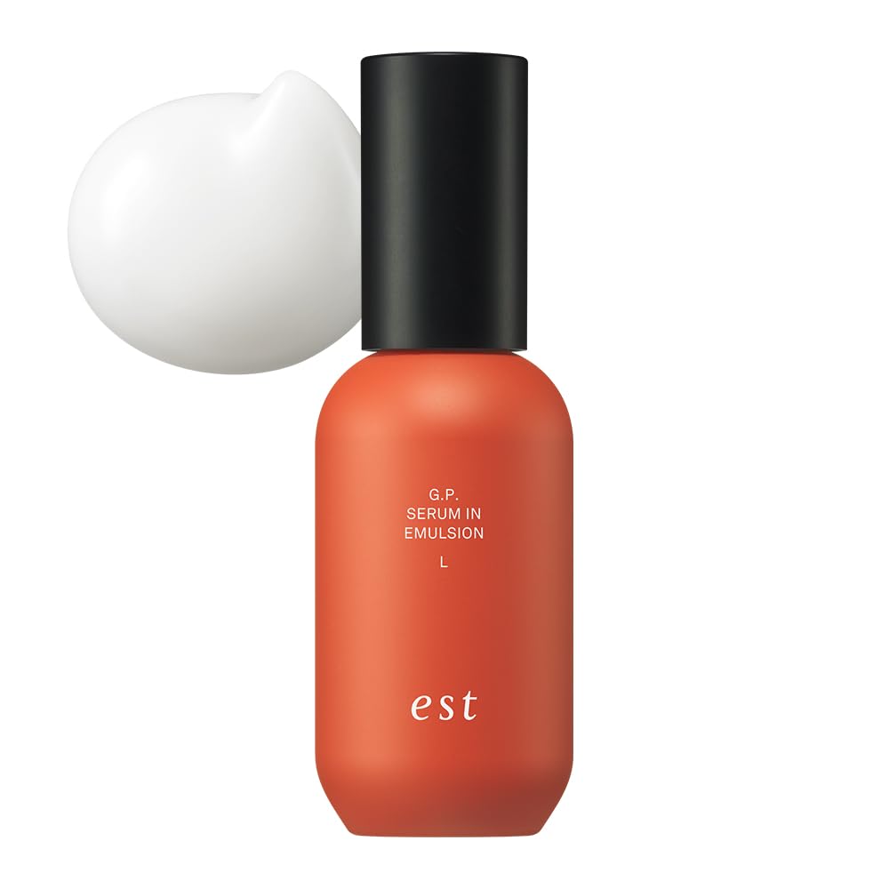 est G.P. Serum In Emulsion L, Hydrating Emulsion with Ectoin and Plant Extracts of Peach Leaf, Eucalyptus Leaf, Ginger Root and Horse Chestnut Seed, 120 g Pump Bottle