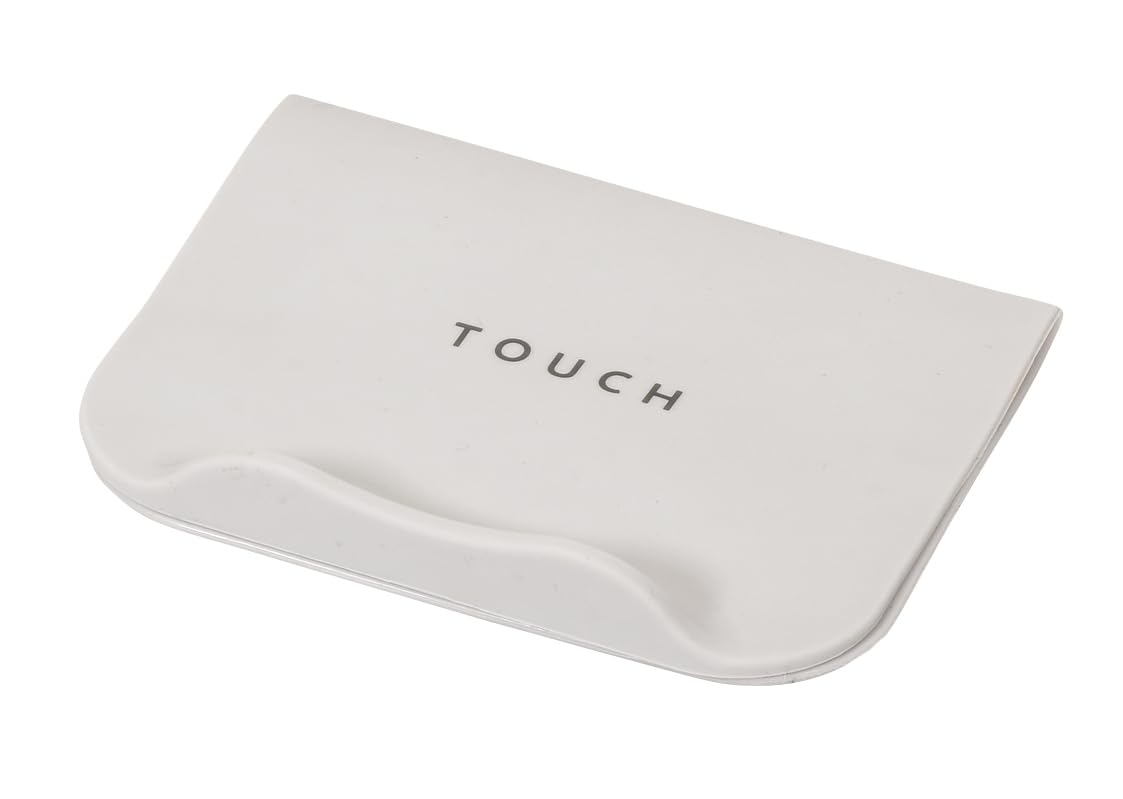 Pearl Metal Petatto Poi Poly Bag Stocker, Silicone Stick-On Holder that Clips a Poly Bag Beside the Sink, 11 x 8 x 1.5 cm and 40 g, Grey