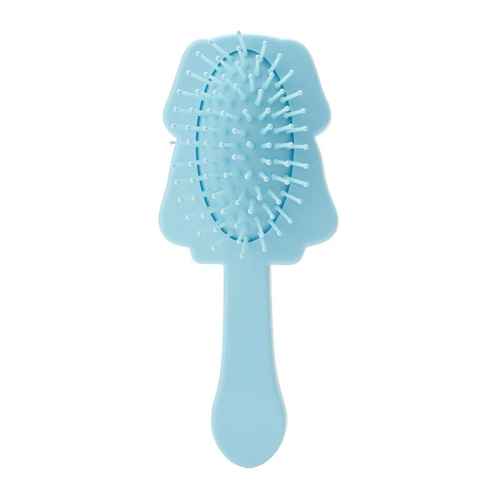 Sanrio Character-Shaped Hair Brush with Cushion Pins, Cinnamoroll, Kuromi, My Melody, Pochacco or Hangyodon
