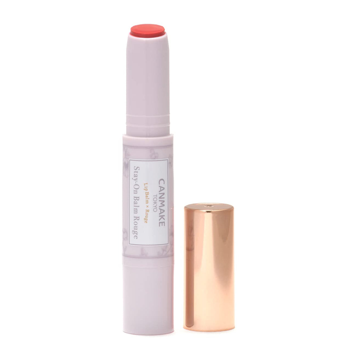 Canmake Stay-On Balm Rouge, Moisturising Balm-Type Lipstick that Can Be Applied Directly to Dry Lips with a Natural Gloss, 2.7 g