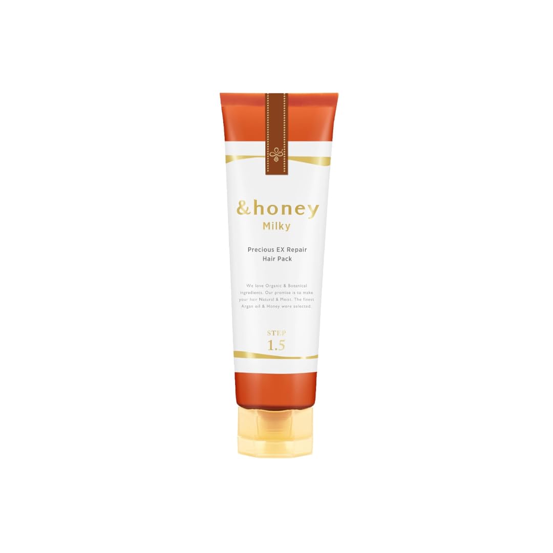 &honey Milky Precious EX Repair Hair Pack 1.5, 130 g, Sweet Honey Scent