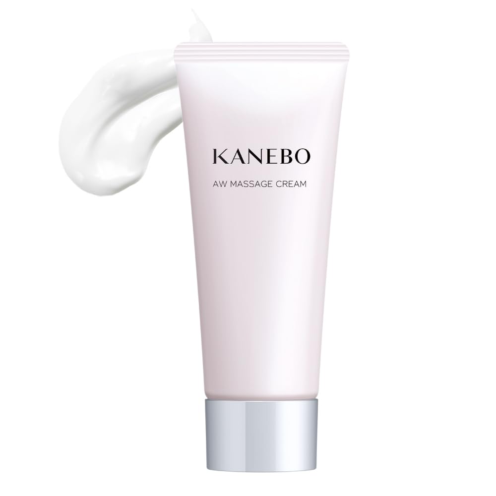 Kanebo AW Massage Cream, Face Massage Cream with Sunny Floral Scent, 100 mL Tube