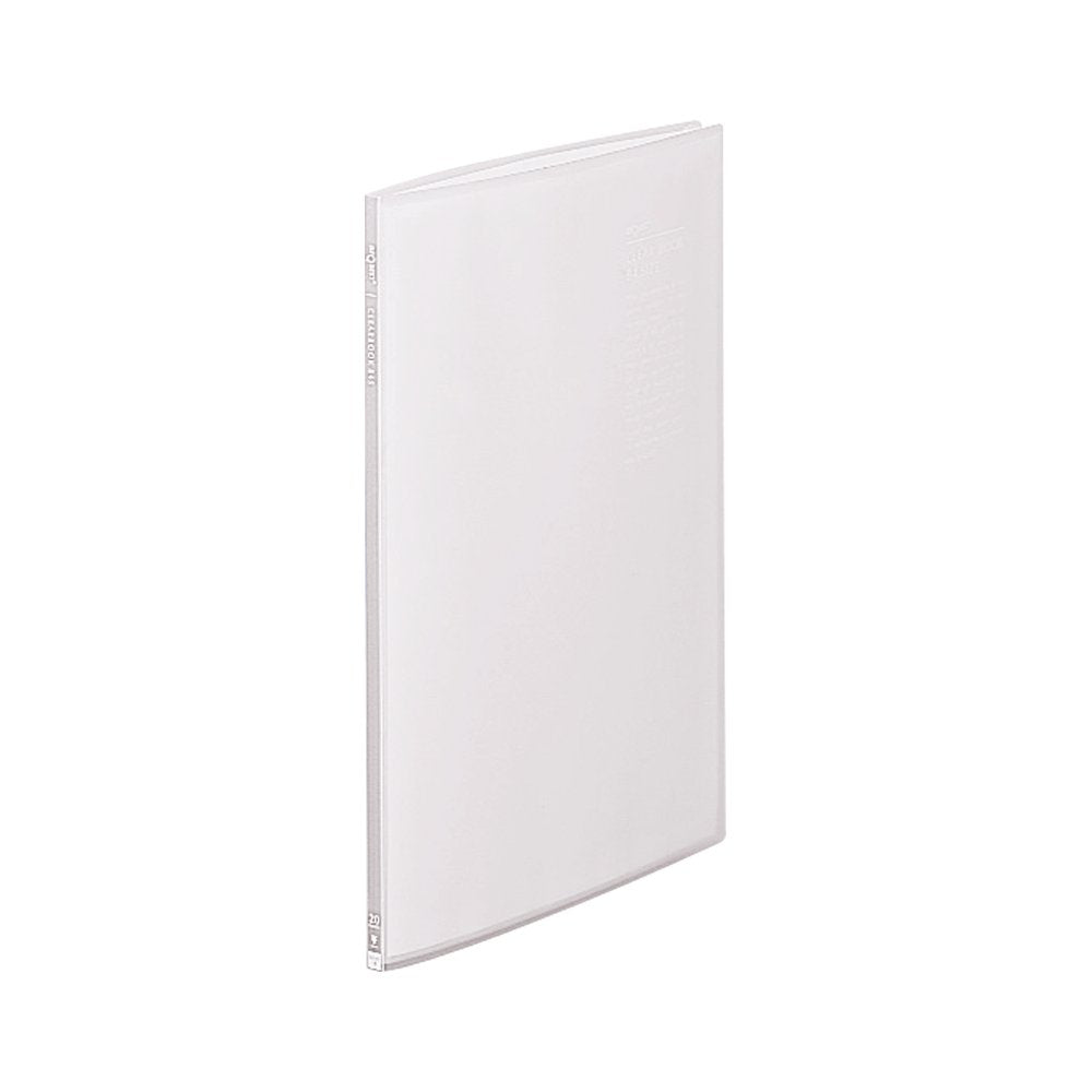 Lihit Lab Clear Book 20 Pockets, Vertical Top-Loading Display Book in A3L 11 x 334 x 452 mm or B4L 11 x 286 x 407 mm, Clear or Blue