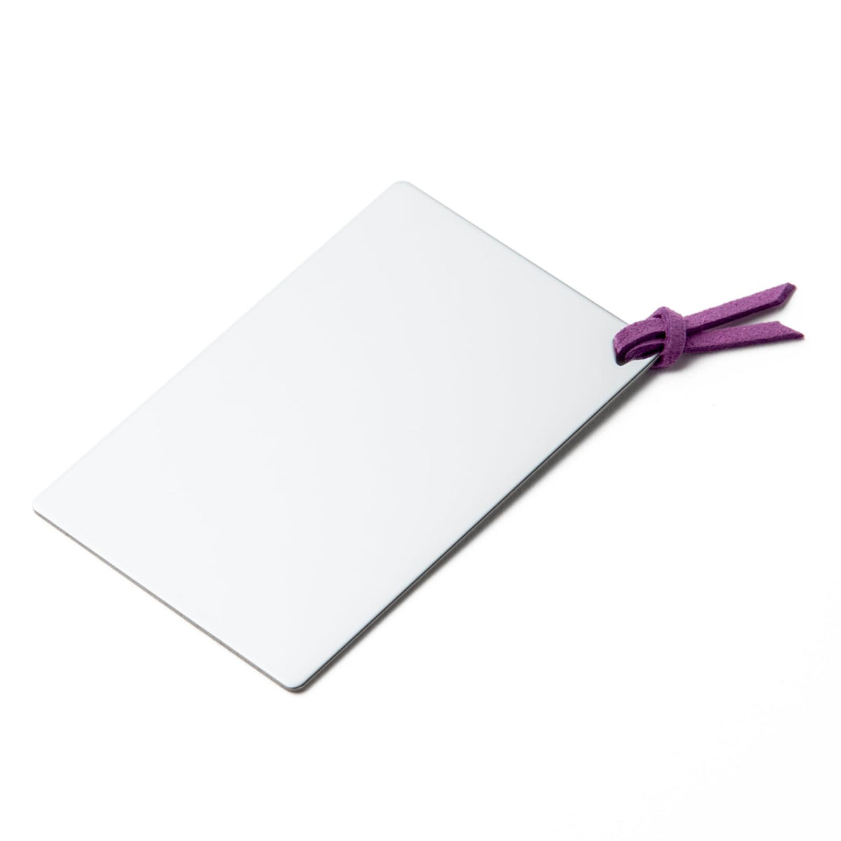Horiuchi Mirror Unbreakable Stainless Steel Card Mirror, Business-Card-Size 54 x 85 mm Pocket Mirror with Cord and Case, 4 Colours