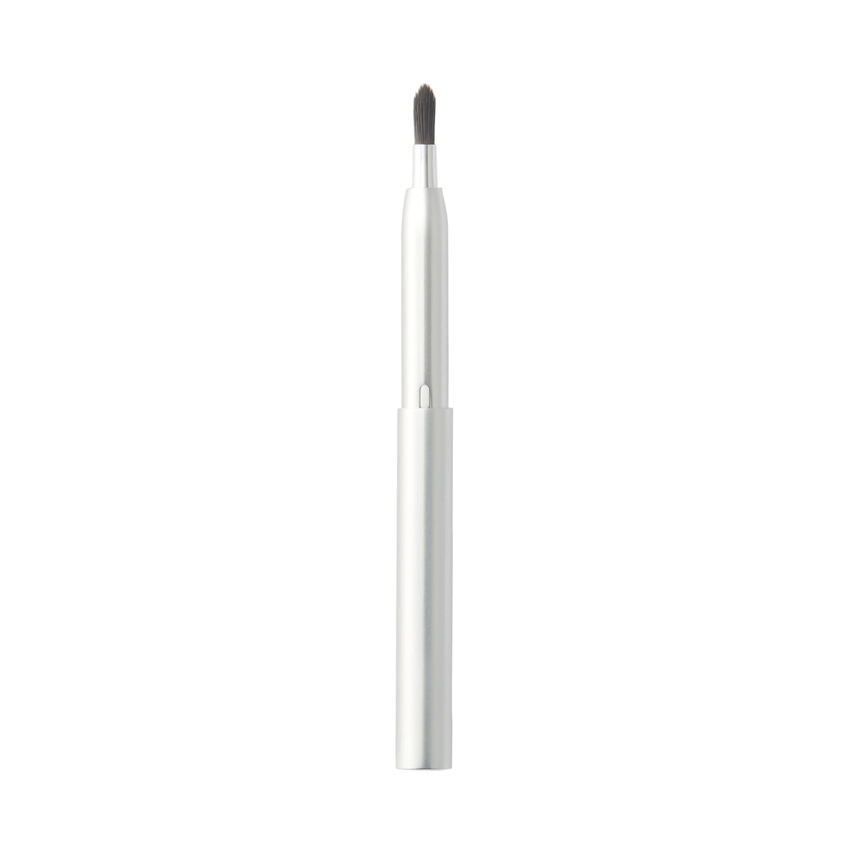 MUJI Retractable Lip Brush OGB50A1A, Aluminium Slide Cap Lip Brush with PBT Bristles, About 67 mm