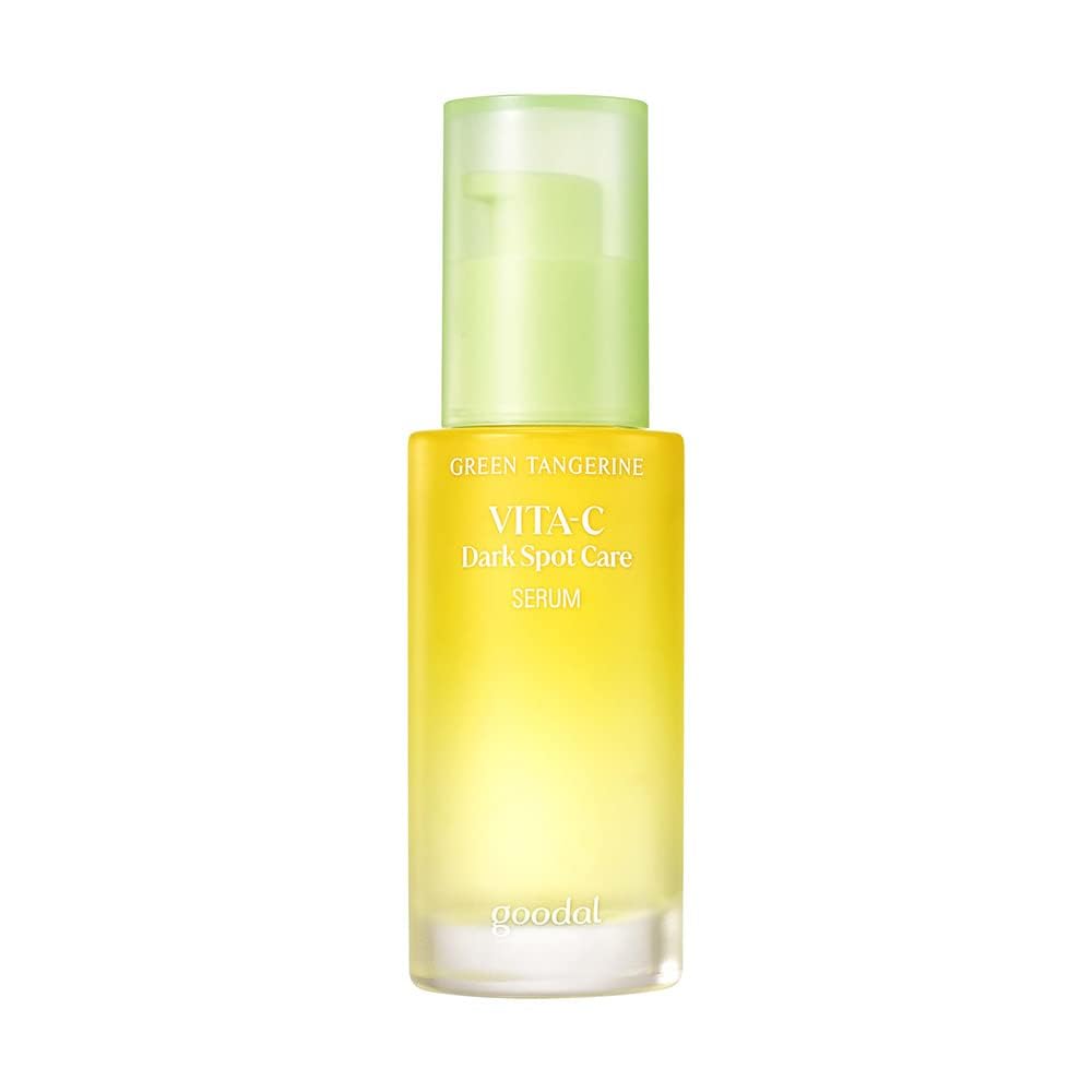 Goodal Green Tangerine Vita C Dark Spot Care Serum, 70% Green Tangerine Extract and 4% Niacinamide Brightening Serum, 40 mL