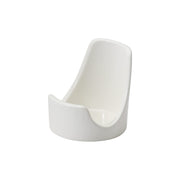 Pearl Metal Porcelain Ladle Stand, Matt White Rest for Ladles and Cooking Tools Beside the Hob, About 11 x 11.5 x 11.5 cm, 0.45 kg, L-1996