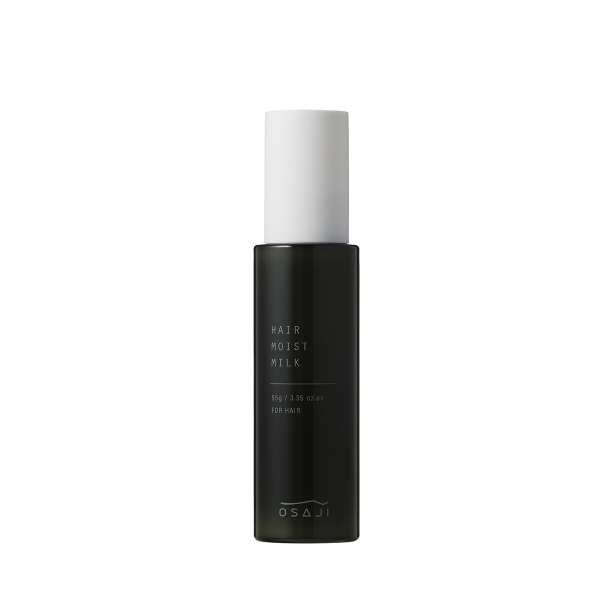 OSAJI Hair Moist Milk 95 g, Leave-In Hair Milk with Heat-Care Ingredients and Camellia Seed Oil for Frizzy, Dry Hair, Geranium and Rosemary Scent