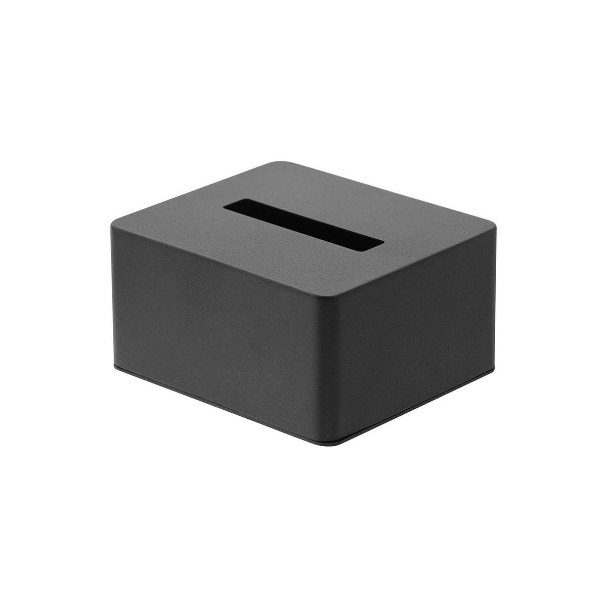 Yamazaki Tower Half-Size Tissue Box Case, Compact Steel Case for Half-Size Tissue Boxes and Paper Towels That Suits Any Interior, Simple Refined Design, 15.5 cm Wide, Steel Body, 15.5 x 13.5 x 7.5 cm and 850 g, White or Black
