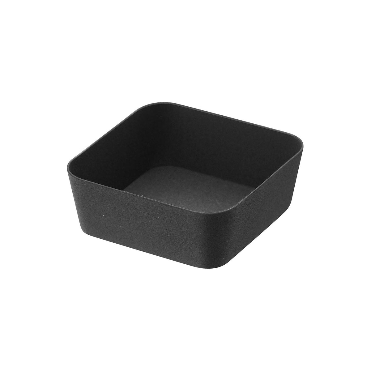 Yamazaki Tower Metal Tray S, Small Square Steel Tray for Tea Bags at the Table or Cotton and Swabs in the Washroom, 9 cm Square, Smart Look, 9 x 9 x 4 cm and 150 g, White or Black
