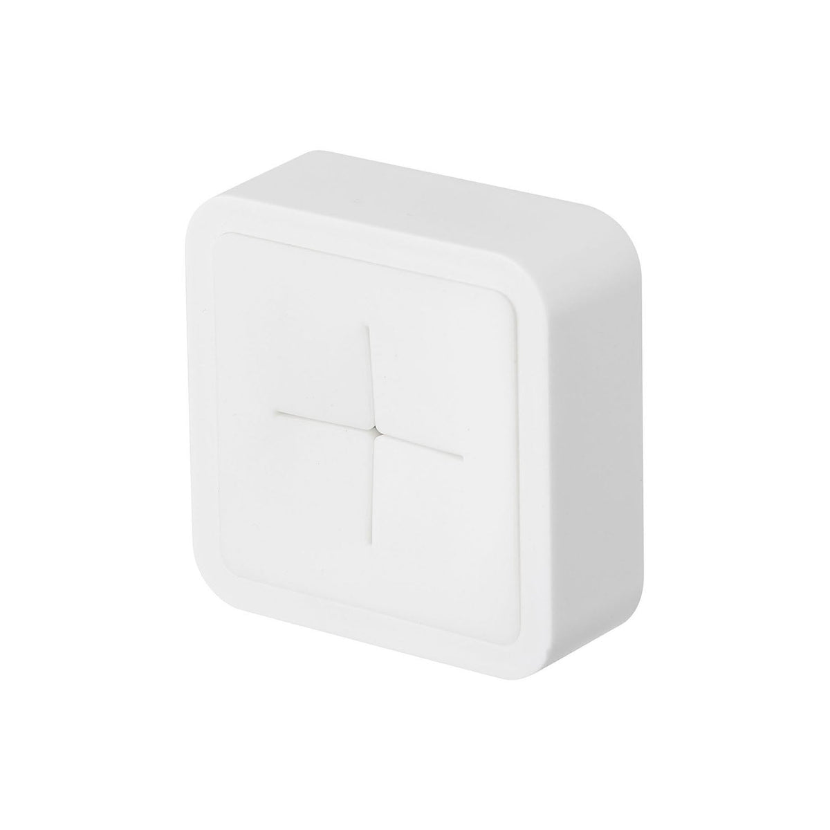 Yamazaki Tower Magnetic Kitchen Towel Holder, Small Magnetic Holder That Sticks to a Refrigerator and Takes a Towel or Dishcloth Pushed In With One Finger, Holds 250 g, 5.5 x 2.3 x 5.5 cm and 50 g, White or Black