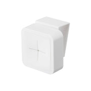 Yamazaki Tower Sink Cabinet Door Towel Holder, Small Holder That Clips Over a Sink Cabinet Door and Takes a Towel or Cloth Pushed In With One Finger, Uses Dead Space Under the Cabinet, Holds 250 g, 5.5 x 4.5 x 6 cm and 36 g, White or Black