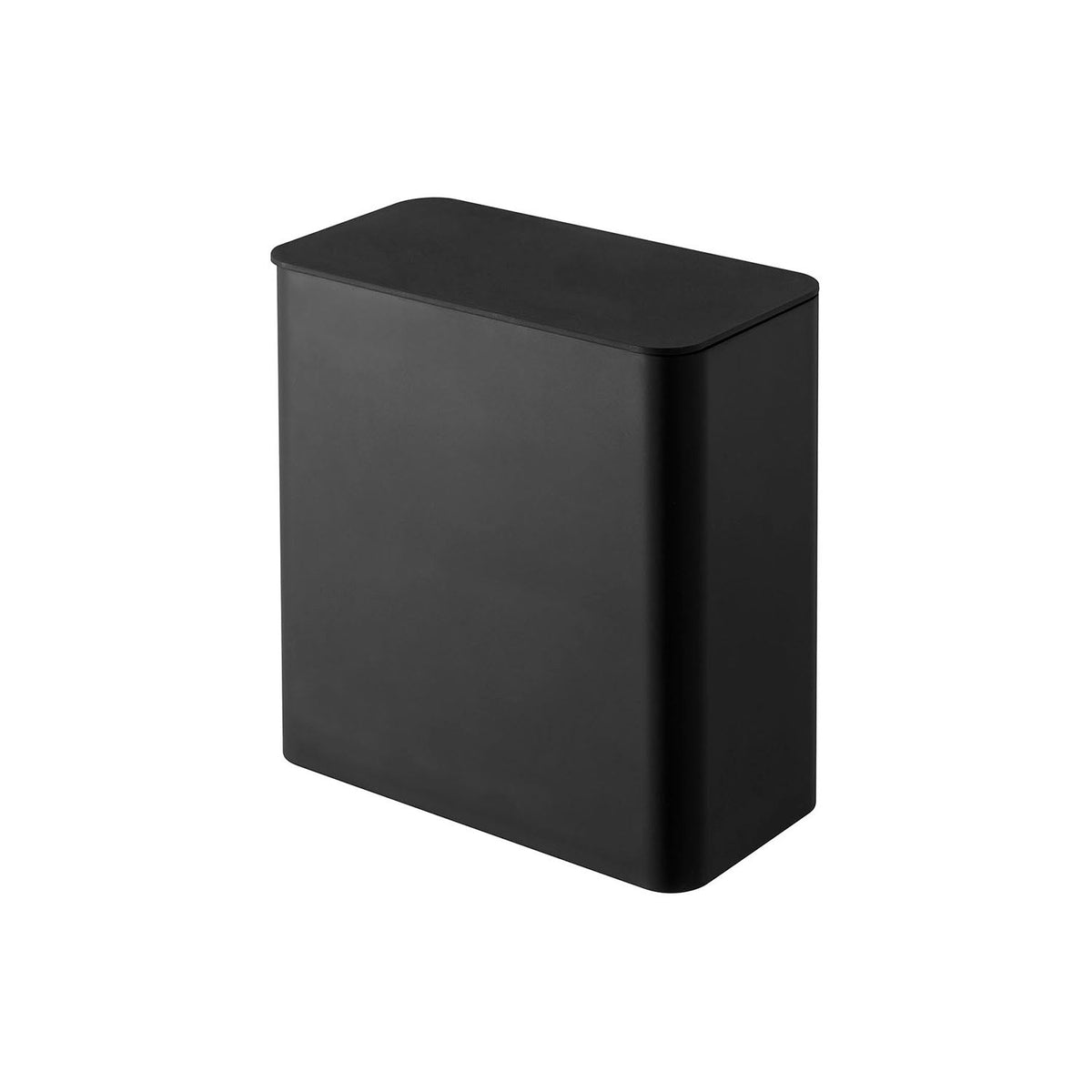 Yamazaki Tower Magnetic Laundry Detergent Ball Stocker, Lidded 1.8 L Stocker That Sticks to the Side of a Steel Washing Machine by Magnet for Detergent Balls, Opens With One Hand, Holds 1.5 kg, 17 x 9.5 x 17 cm and 480 g, White or Black