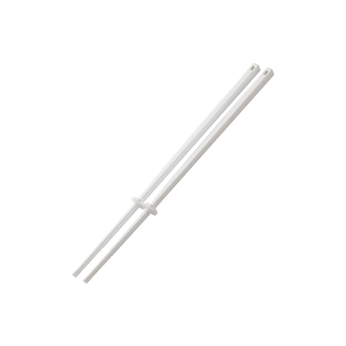 Yamazaki Tower Silicone Cooking Chopsticks with Rests, Cooking Chopsticks With Two Silicone Rests That Lift the Tips and Perch on a Pot Edge, Tip Lifts Off the Counter, Heat Safe to 220 C, 0.8 x 0.8 x 30 cm each and 37 g, White or Black