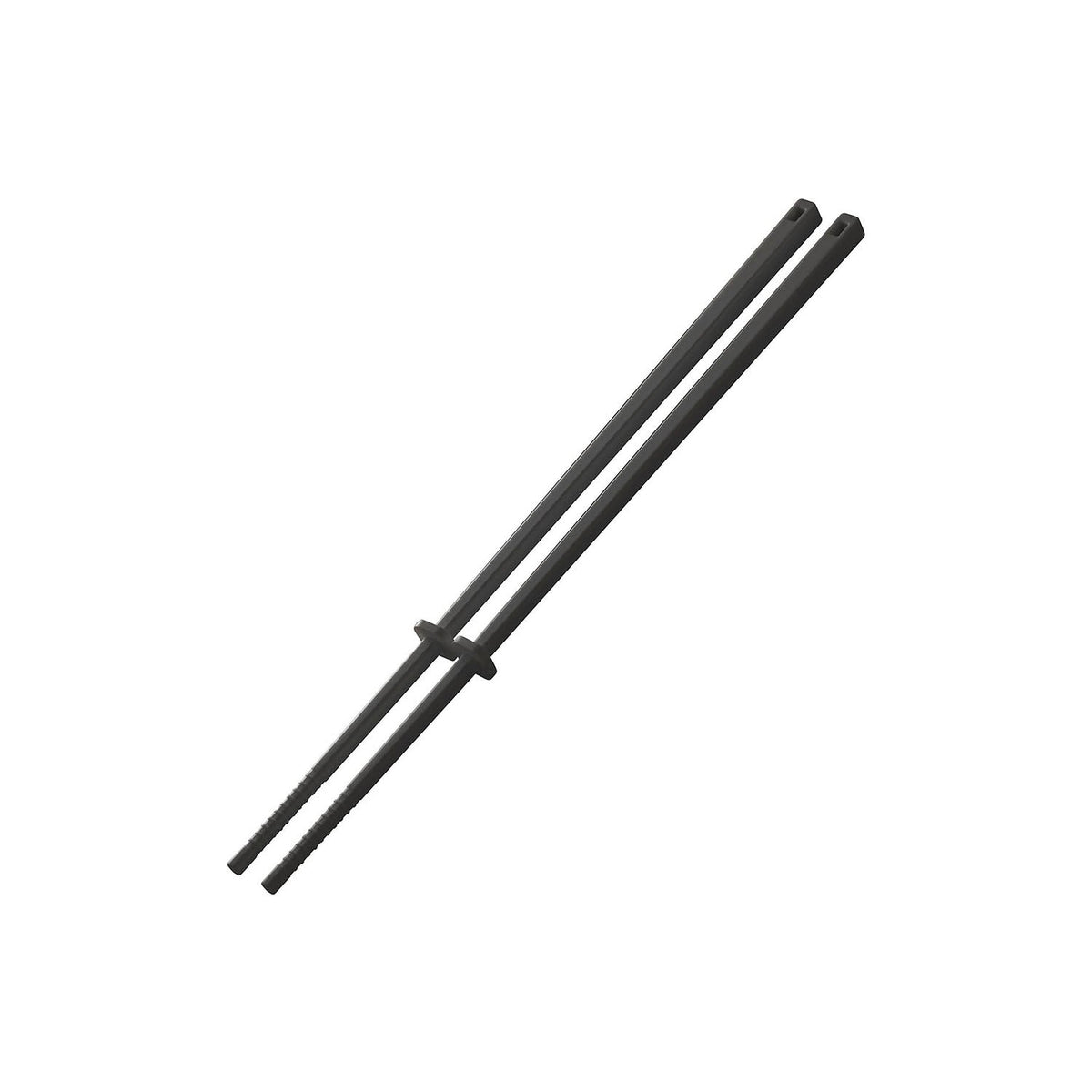 Yamazaki Tower Silicone Cooking Chopsticks with Rests, Cooking Chopsticks With Two Silicone Rests That Lift the Tips and Perch on a Pot Edge, Tip Lifts Off the Counter, Heat Safe to 220 C, 0.8 x 0.8 x 30 cm each and 37 g, White or Black