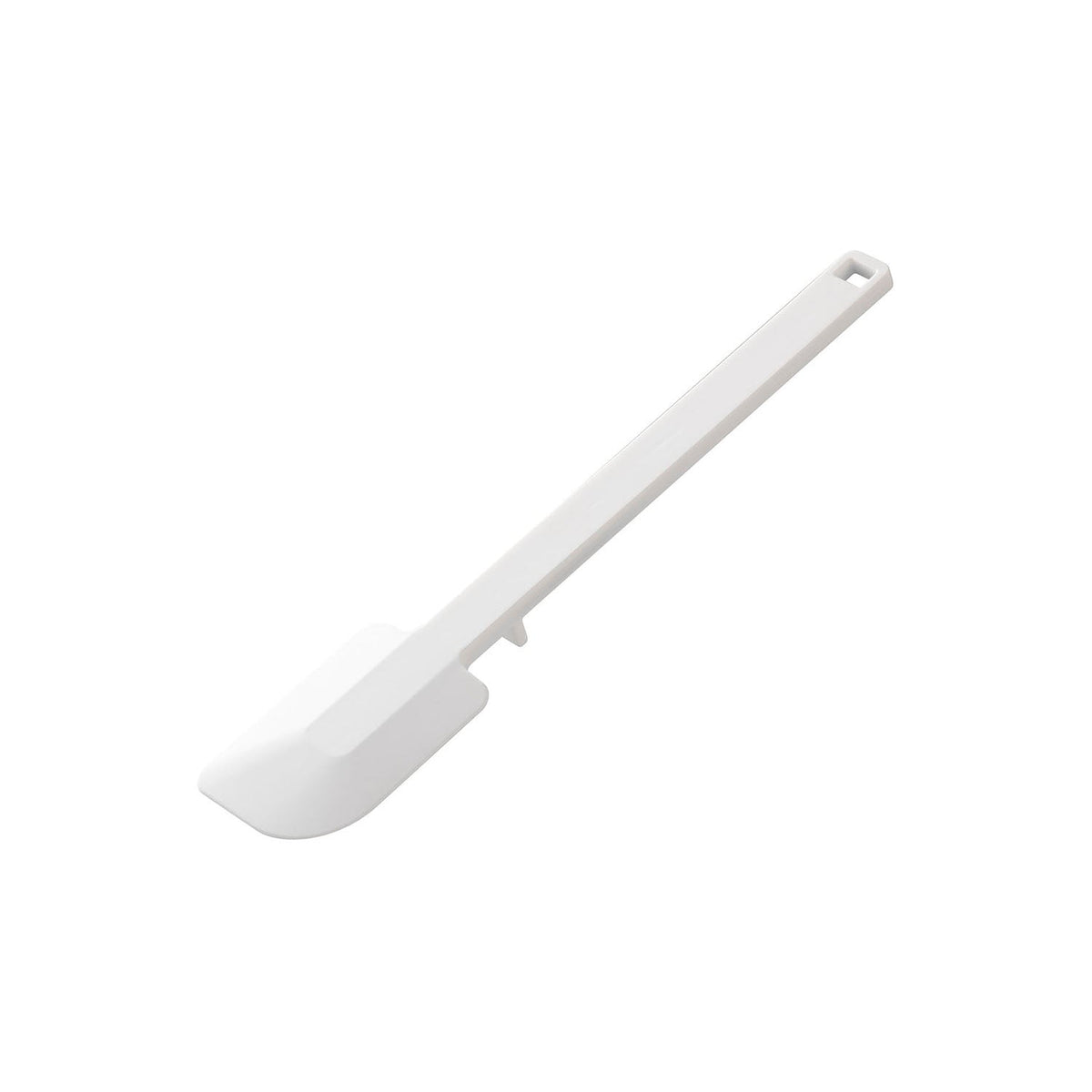Yamazaki Tower Silicone Spatula, Spatula That Mixes, Kneads and Strains for Baking and Cooking and Is Gentle on Bowls and Pots, Tip Lifts Off the Counter, Silicone Over a Nylon Core Heat Safe to 220 C, 5.5 x 2 x 26 cm and 54 g, White or Black