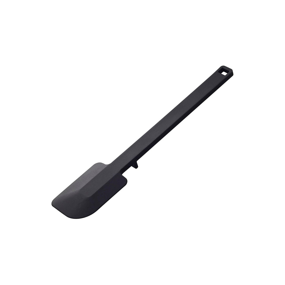 Yamazaki Tower Silicone Spatula, Spatula That Mixes, Kneads and Strains for Baking and Cooking and Is Gentle on Bowls and Pots, Tip Lifts Off the Counter, Silicone Over a Nylon Core Heat Safe to 220 C, 5.5 x 2 x 26 cm and 54 g, White or Black