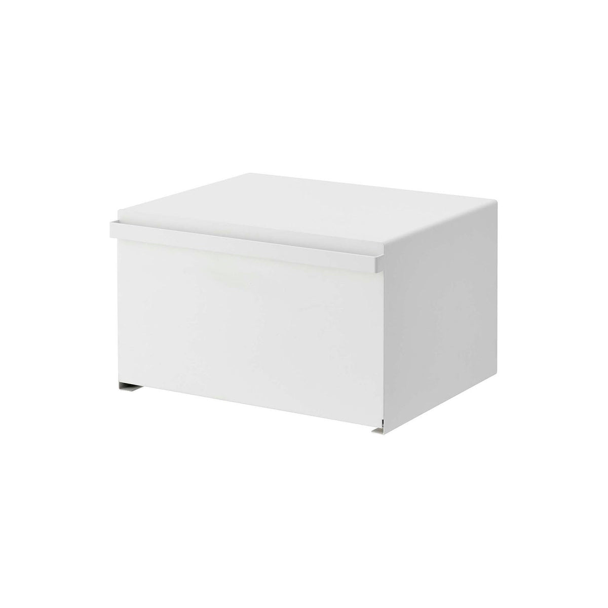 Yamazaki Tower Bread Case, Large 27 L Bread Case That Hides Bread, Seasonings and Counter Clutter Behind a Magnetic Door, Holds 10 kg on Top, 40 x 34.5 x 24 cm, 40 x 34.5 x 24 cm and 5100 g, White or Black