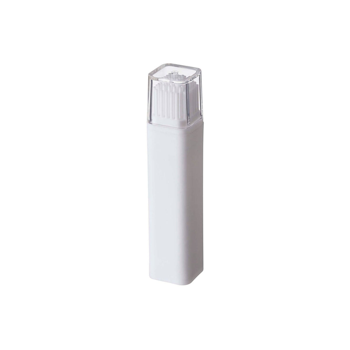 Yamazaki Tower Oil Brush with Lid, Oil Brush With a Lid That Keeps Hands and Tables Clean, Stepped Silicone Bristles Reach a Takoyaki Plate's Half-Sphere Wells, Heat Safe to 240 C, 2.5 x 2.5 x 12 cm and 38 g, White or Black