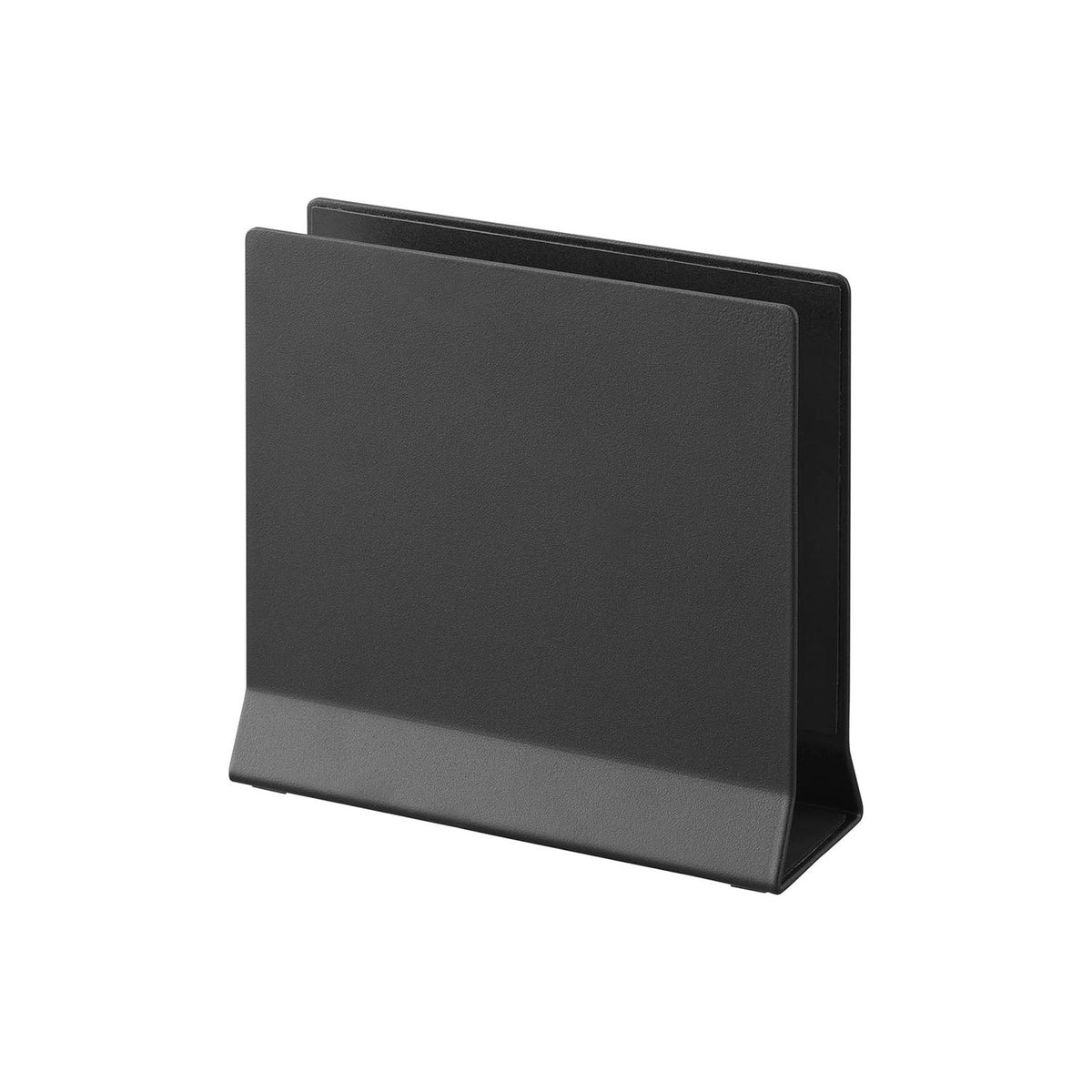 Yamazaki Tower Slim Laptop Stand, Small Stand That Stores a Laptop or Tablet Upright by Dropping It In From Above, Fits Up to 17.3 Inches, 2.7 cm Thick and 2.8 kg, Frees the Desk, 16 x 5.7 x 15.2 cm and 735 g, White or Black
