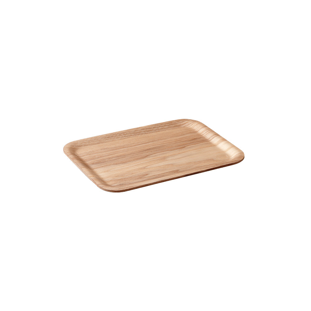 KINTO Synthetic Lacquerware Non-Slip Tray, Synthetic Lacquerware Non-Slip Tray In Willow, Hand wash only, not dishwasher safe, Made in China, 27 x 20 x 1.2 cm and 190 g, Willow