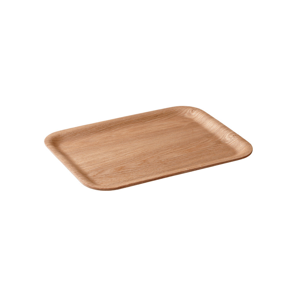 KINTO Synthetic Lacquerware Non-Slip Tray, Synthetic Lacquerware Non-Slip Tray In Willow, Hand wash only, not dishwasher safe, Made in China, 32 x 24 x 1.5 cm and 250 g, Willow