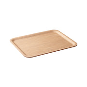 KINTO Synthetic Lacquerware Non-Slip Tray, Synthetic Lacquerware Non-Slip Tray In Willow, Hand wash only, not dishwasher safe, Made in China, 36 x 28 x 1.5 cm and 300 g, Willow