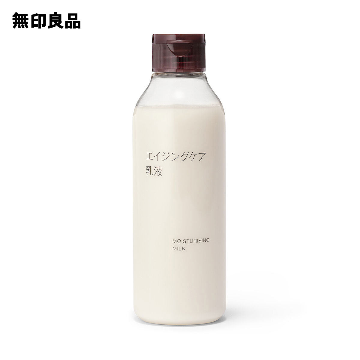 Aging-Care Milk Lotion, 200 mL Bottle with Rice Bran Ferment, 11 Plant Extracts, Vitamin C Derivative and Retinol Derivative, Made in Japan