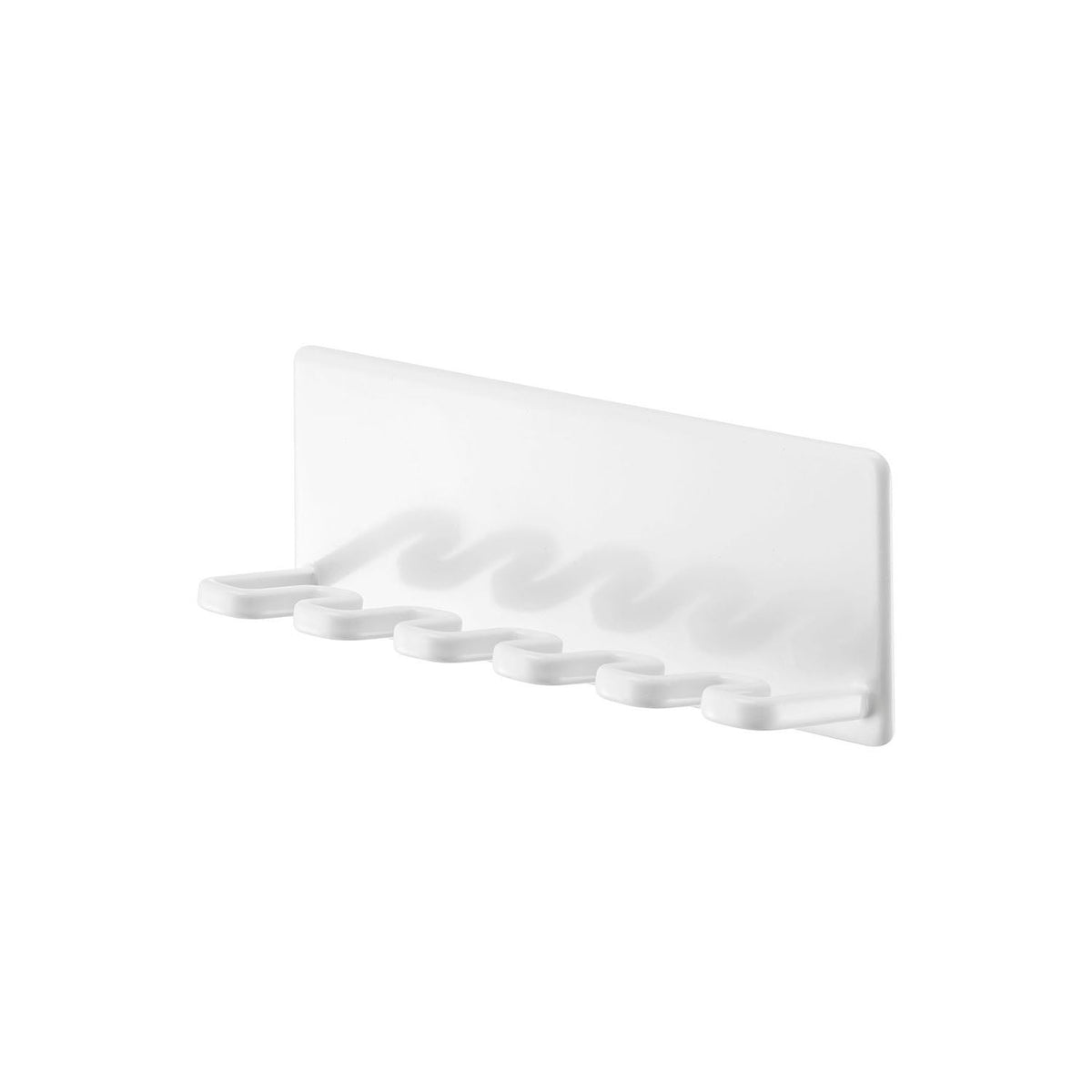 Yamazaki Tower Magnetic Bathroom Toothbrush Holder 5 Slots, Holder That Sticks to a Steel Bathroom Wall by Magnet and Drains Water So Slime Stays Away, Holds 250 g per holder, 13 x 3.5 x 5 cm and 130 g, White or Black