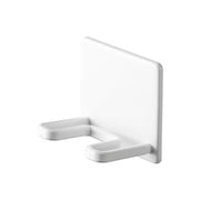 Yamazaki Tower Magnetic Bathroom Razor Holder, Holder That Sticks to a Steel Bathroom Wall by Magnet and Drains Water So Slime Stays Away, Holds 250 g, 5 x 4 x 5 cm and 50 g, White or Black