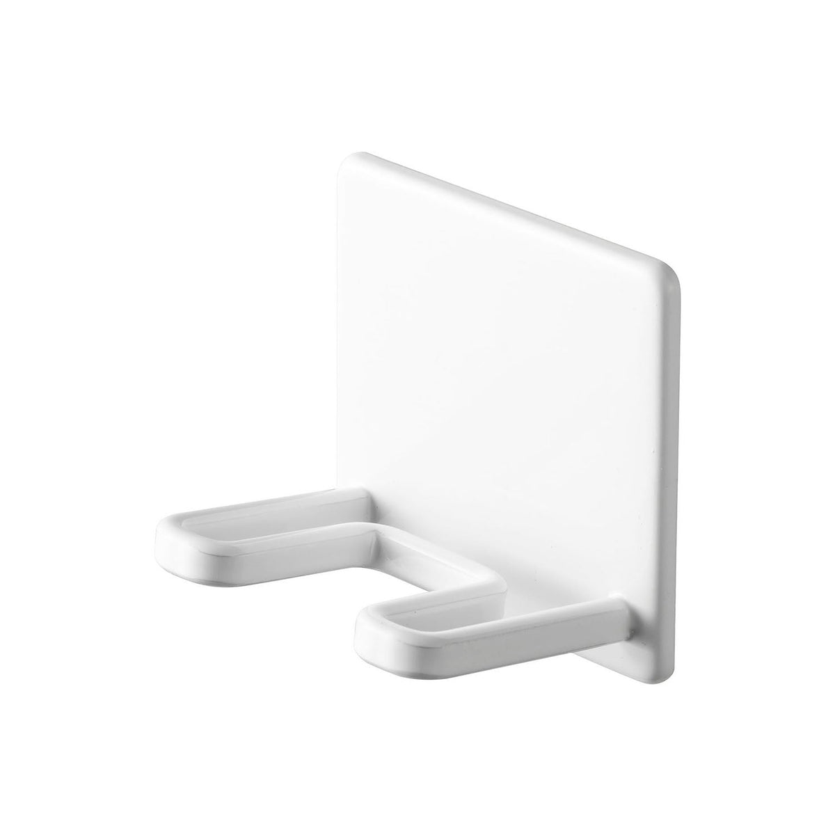Yamazaki Tower Magnetic Bathroom Razor Holder, Holder That Sticks to a Steel Bathroom Wall by Magnet and Drains Water So Slime Stays Away, Holds 250 g, 5 x 4 x 5 cm and 50 g, White or Black