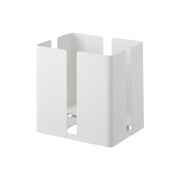 Yamazaki Tower Newspaper Rack on Casters, Newspaper and Magazine Rack on Casters That Lets You Tie the Bundle Without Taking It Out, Casters Hidden From Above, Holds 10 kg, 33 x 26 x 33.5 cm and 3600 g, White or Black