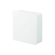 Yamazaki Tower Magnetic Key Hook Two Tiers with Door, Key Cabinet With a Door and Two Tiers of Hooks That Sticks to a Steel Door by Magnet or Screws to a Wall, Hides Keys, Holds 1 kg, 15.8 x 5.5 x 15.8 cm and 550 g, White or Black