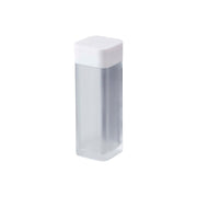 Yamazaki Tower Magnetic Spice Bottle, 60 mL Spice Bottle That Sticks to a Steel Kitchen Panel by Magnet With Two Shaker Holes for Different Seasoning Sizes, Index Sticker Included, 3.7 x 3.8 x 10.5 cm and 75 g, White or Black