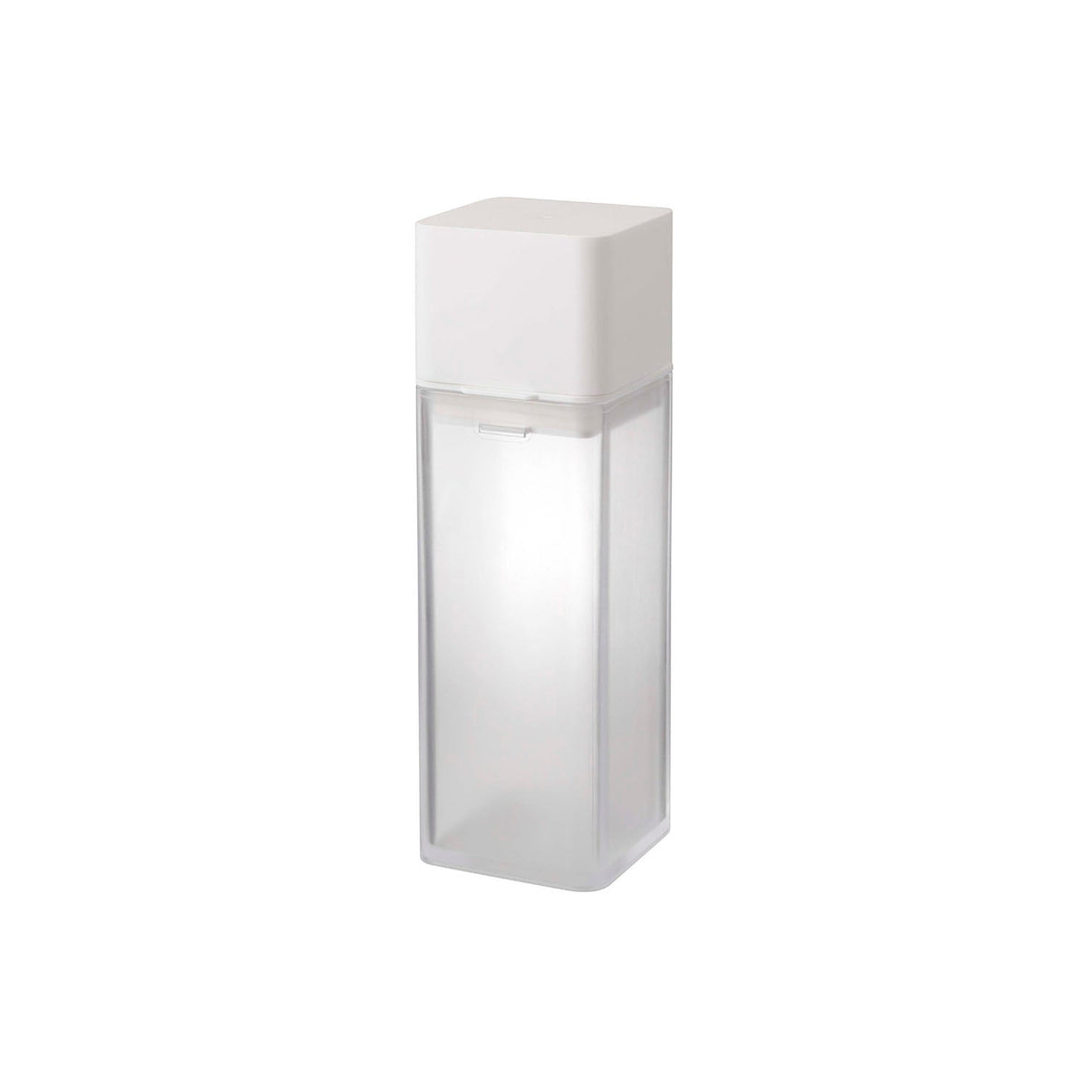 Yamazaki Tower Refillable Seasoning Bottle 250 mL, Slim 250 mL Seasoning Bottle That Looks Good in the Kitchen and on the Table, Cap Keeps It From Spilling if Tipped, Nozzle Drips Little, Heat Safe to 90 C, 5.5 x 5.7 x 17.2 cm and 140 g, White or Black
