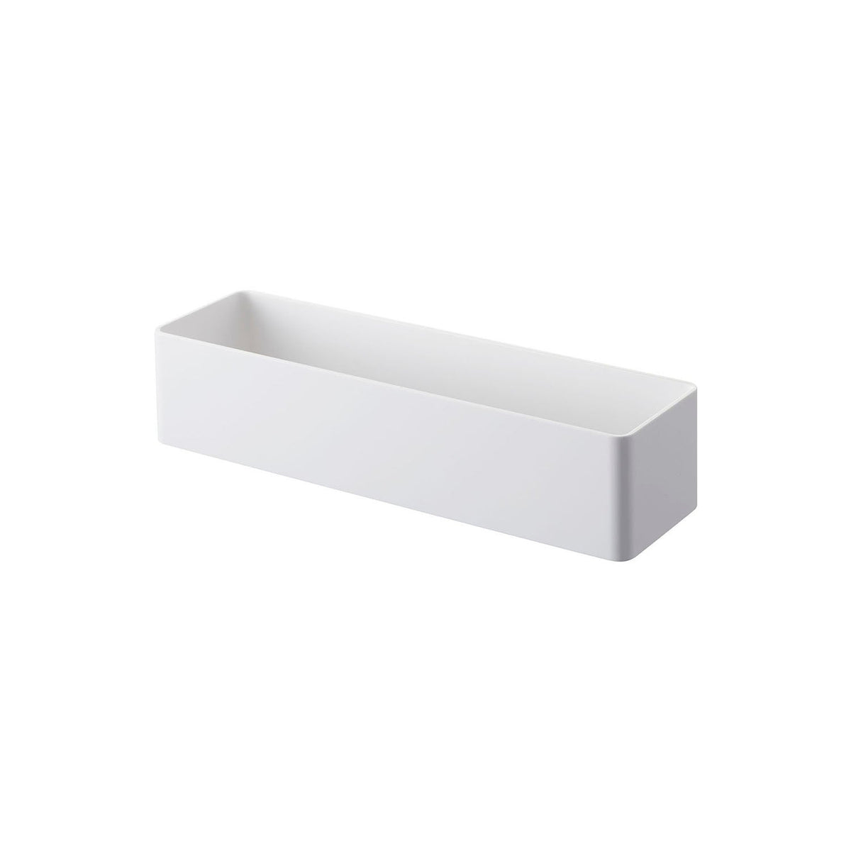 Yamazaki Tower Magnetic Storage Rack, Rack That Sticks to a Steel Wall by Magnet With a Top Shelf for Spice Bottles and Four Hooks for Hanging, Holds 1.5 kg, 24.5 x 7.2 x 5.3 cm and 220 g, White or Black