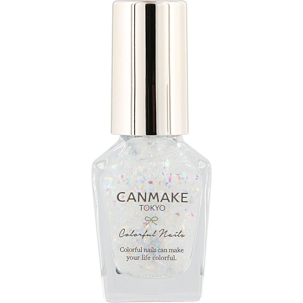 Canmake Colorful Nails Polish, Quick-Dry Glossy Nail Colour in 15 Shades, 8 mL, Made in France