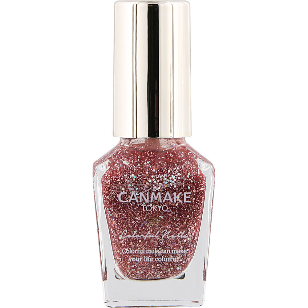 Canmake Colorful Nails Polish, Quick-Dry Glossy Nail Colour in 15 Shades, 8 mL, Made in France