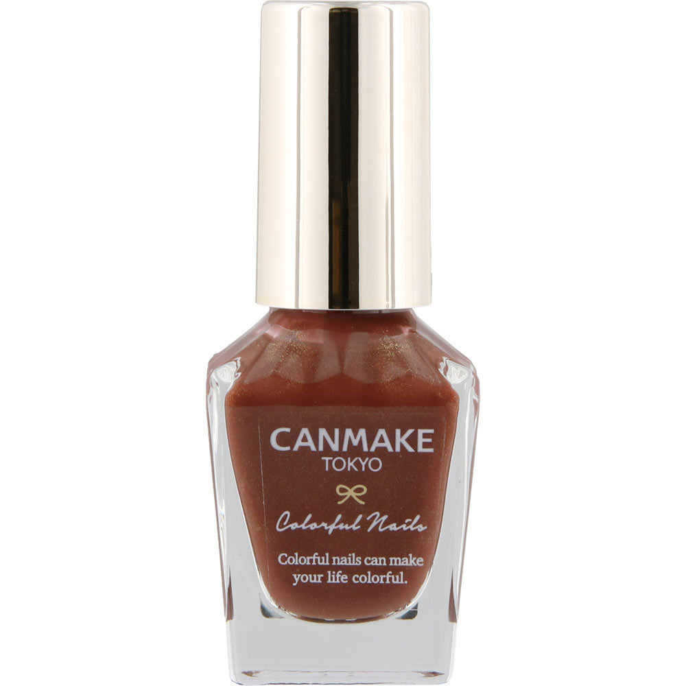 Canmake Colorful Nails Polish, Quick-Dry Glossy Nail Colour in 15 Shades, 8 mL, Made in France