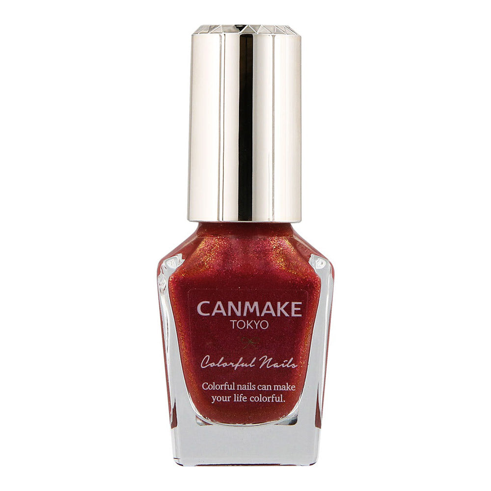 Canmake Colorful Nails Polish, Quick-Dry Glossy Nail Colour in 15 Shades, 8 mL, Made in France