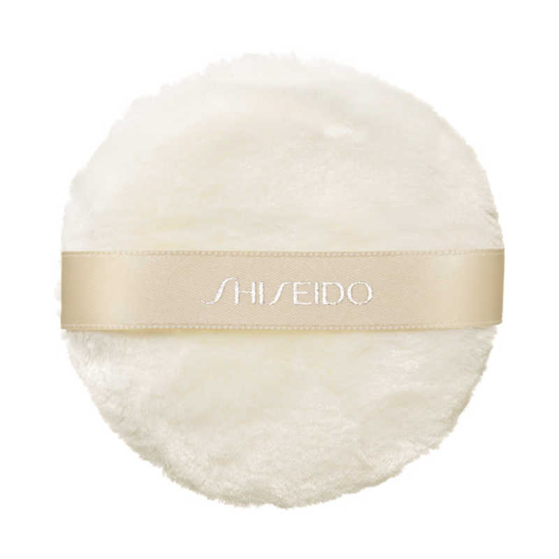 Shiseido Soft Touch Powder Puff 124, Soft Long-Pile Puff for Loose Powder, 71.5 mm Diameter