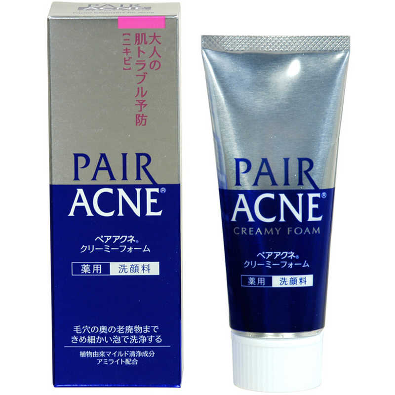 Medicated Creamy Foam Face Wash to Help Prevent Adult Acne, with Isopropyl Methylphenol and Dipotassium Glycyrrhizate, Quasi-Drug, 80 g Tube