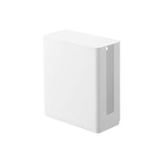 Yamazaki Smart Stackable Slim Lidded Router Case, Slim Lidded Case for a Modem or Router with a Bracket for Fixing Behind a TV, Stackable, 9.7 x 20.2 x 22.2 cm and 450 g, White or Black